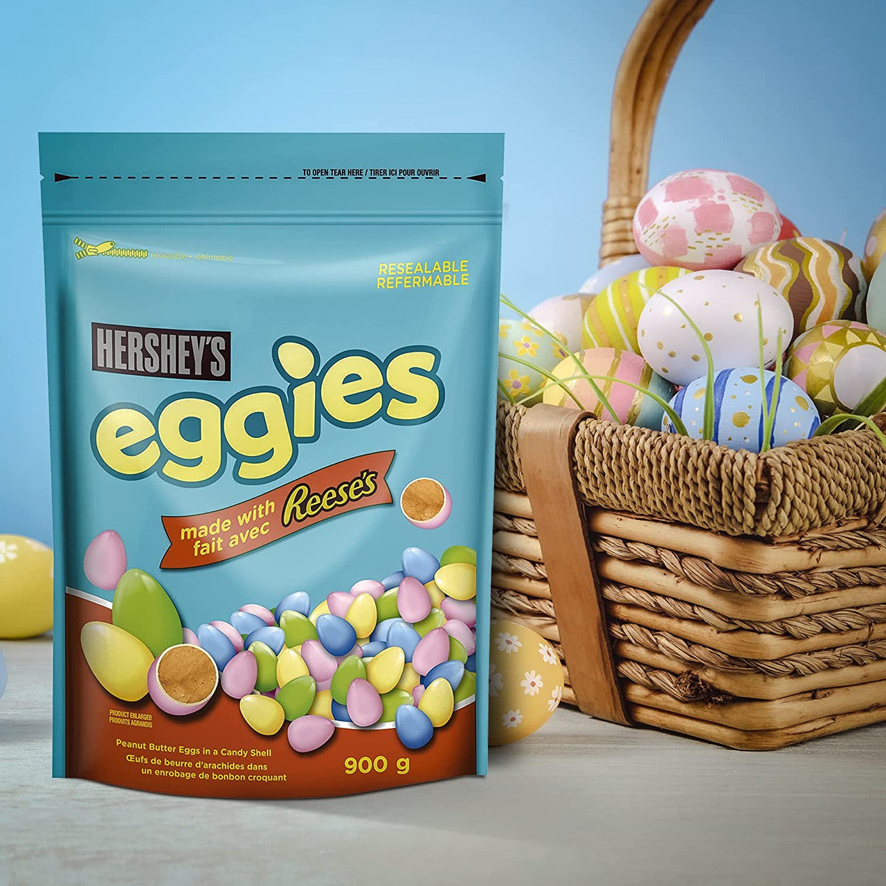 Hershey's Easter Eggies made with Reese's Peanut Butter, 900g/31.5 oz. {Imported from Canada}